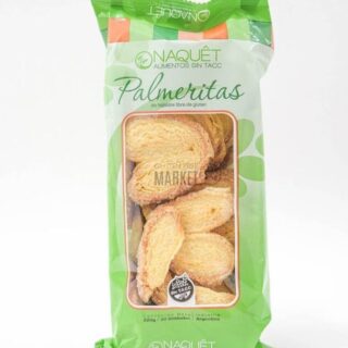 Palmeritas de Hojaldre X 160GR SIN TACC - NAQUET